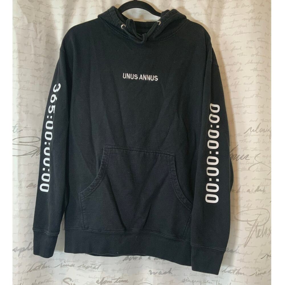 Unus Annus The End Black Hoodie Large L Memento Mori Markiplier YouTube Merch